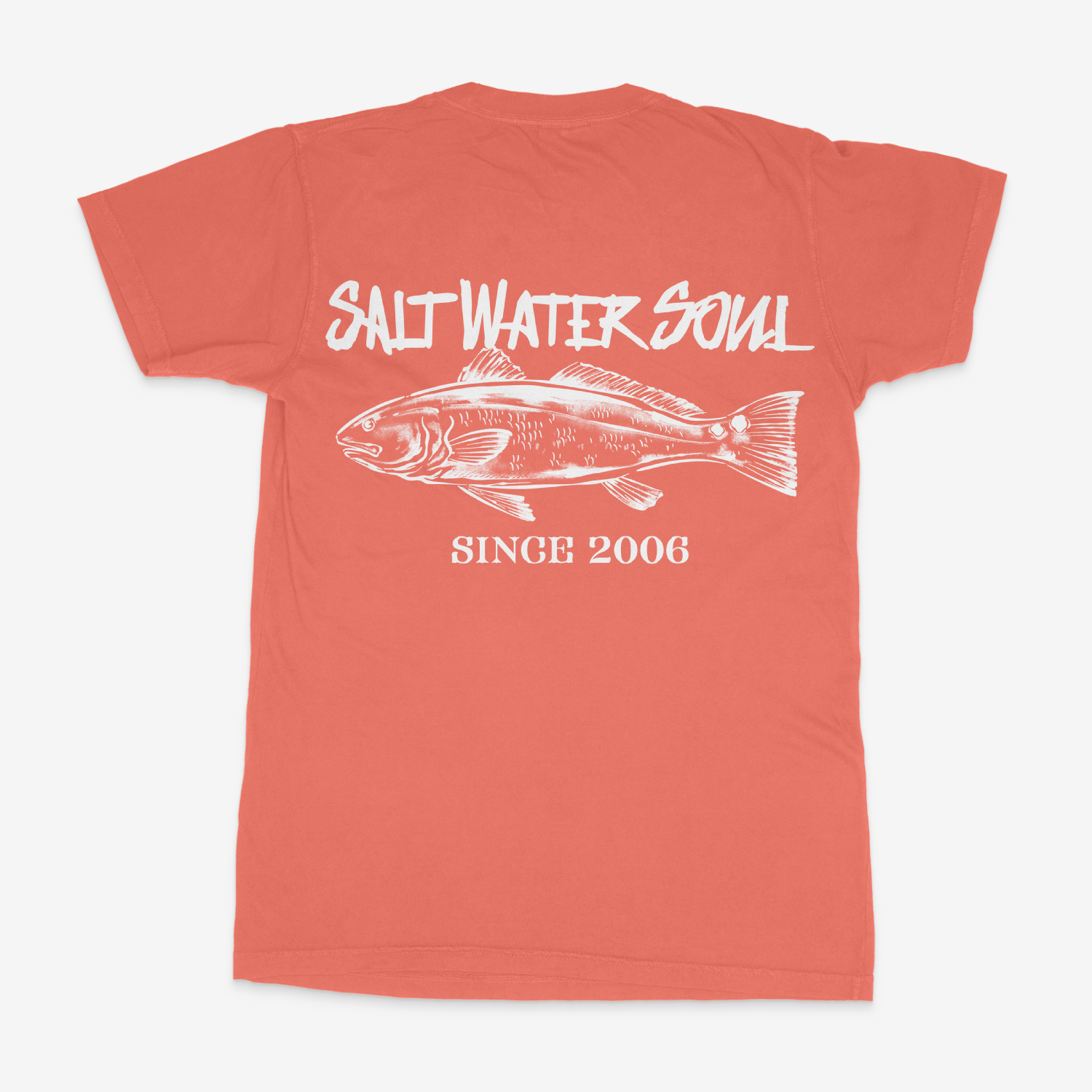 SALT WATER SOUL - Redfish Garment Dyed T-Shirt