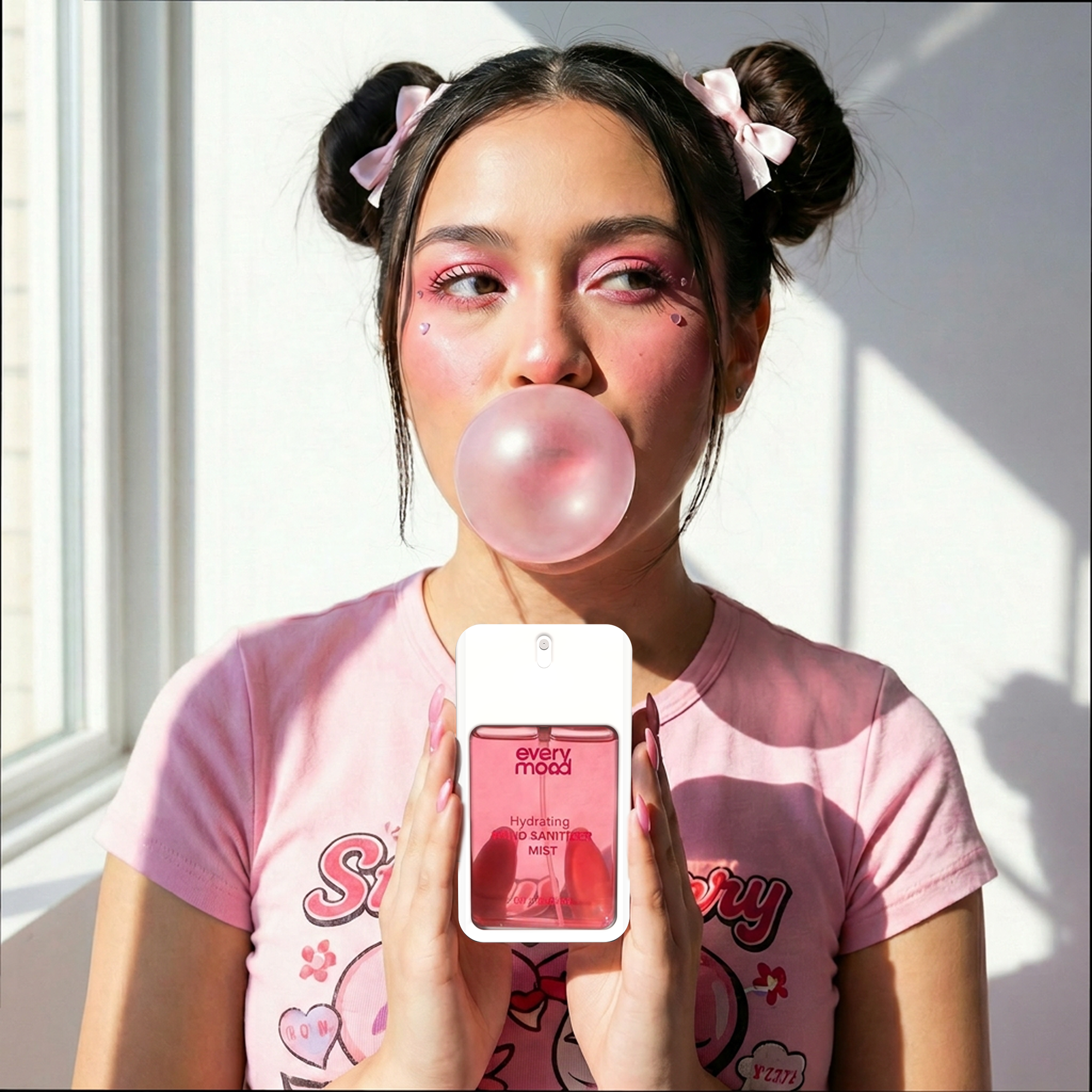 Everymood - EveryMood | 1 Individual Hand Sanitizer Mist | Strawberry Milkshake